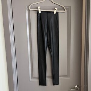 Commando Black Faux Leather Leggings